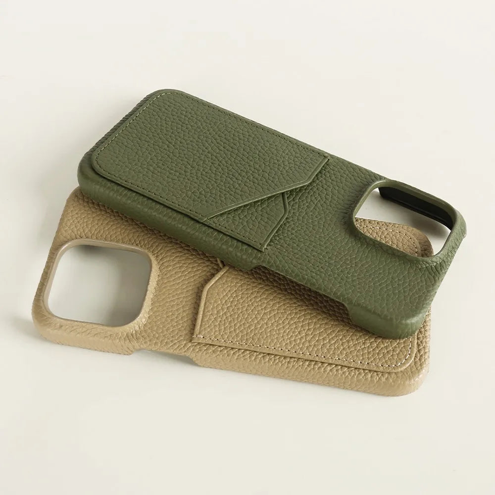 Cover per telefono SlimLine in vera pelle