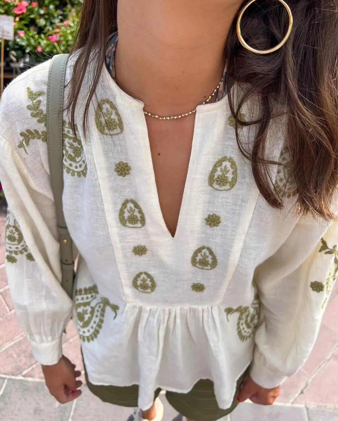 Cotton Boho Blouse