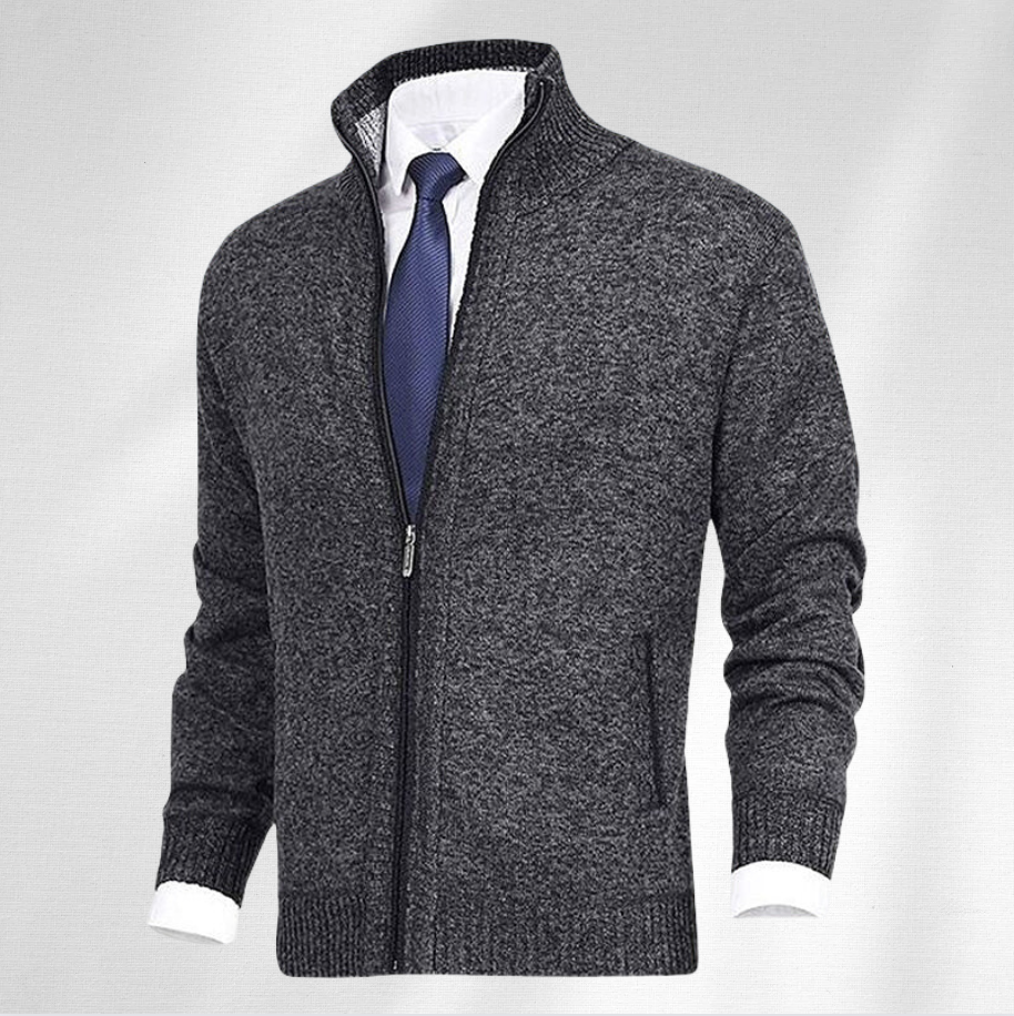 Tony - Stylish business cardigan sweater for men