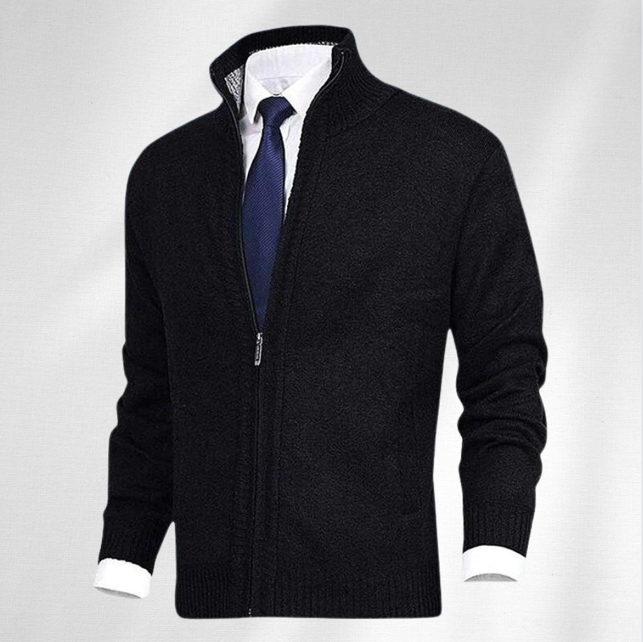 Tony - Stylish business cardigan sweater for men