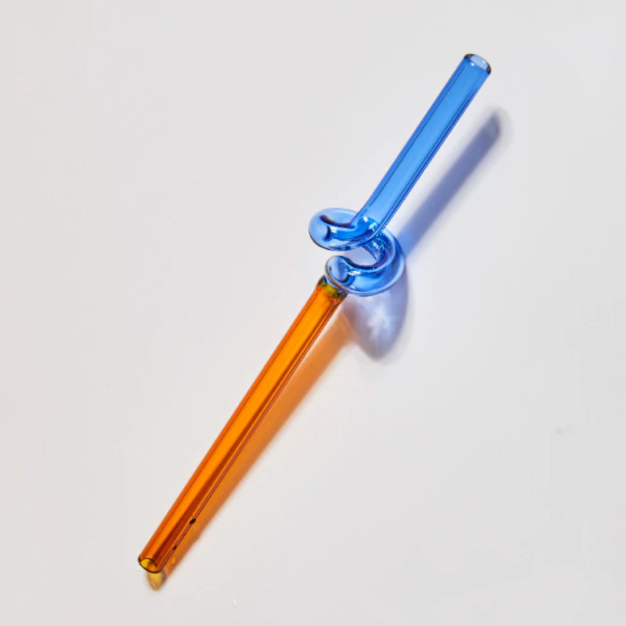 Twist Colorful Glass Straw