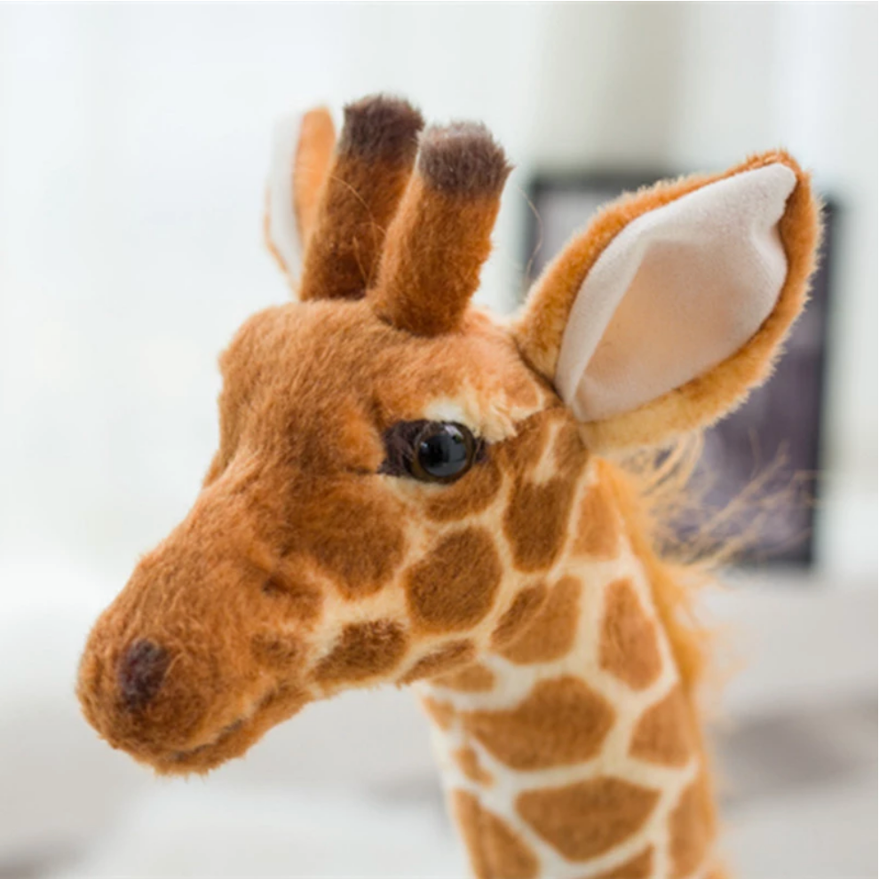 Realistic Giant Plush Toy Giraffe