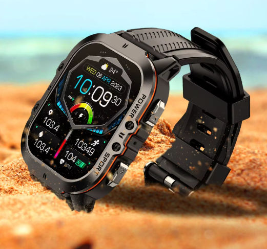 Maximus C26 Smart Watch – 100+ sportlägen, AMOLED-skärm, vattentät