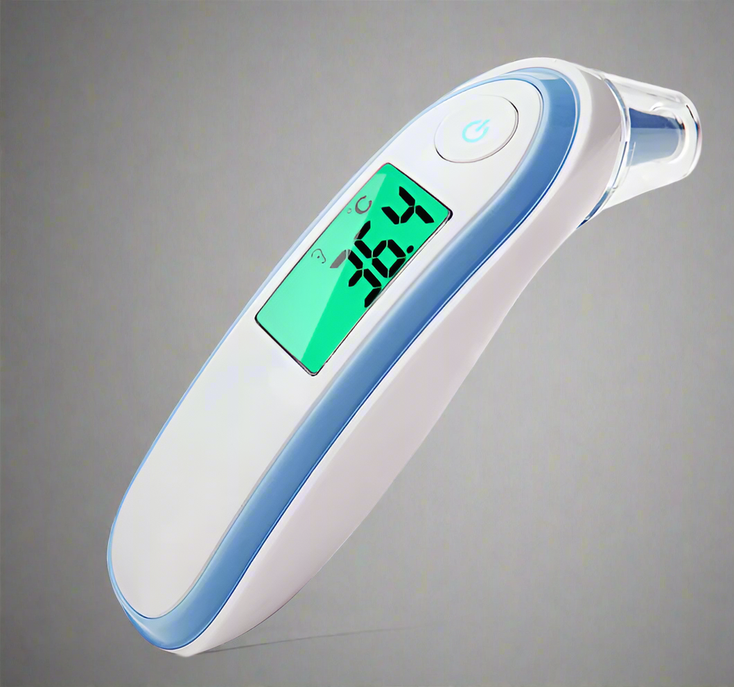 JYHealth Infrarood Oor- en Voorhoofdthermometer - Nauwkeurig & Contactloos voor Baby & Volwassene