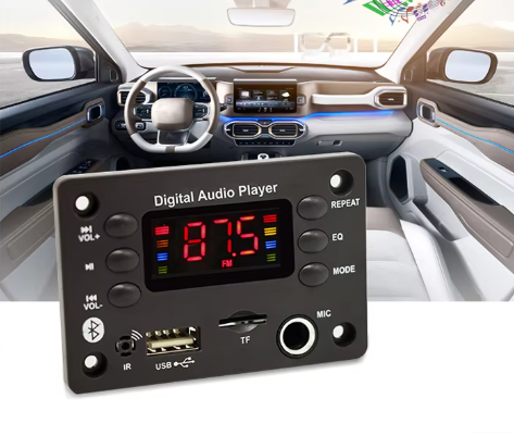 Decoder MP3 Bluetooth Maximus: audio per auto, radio FM e lettore musicale USB