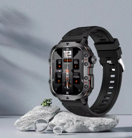 Atlas Military Smartwatch – 2024 Robuster Outdoor-Fitness-Tracker mit Bluetooth-Anrufen