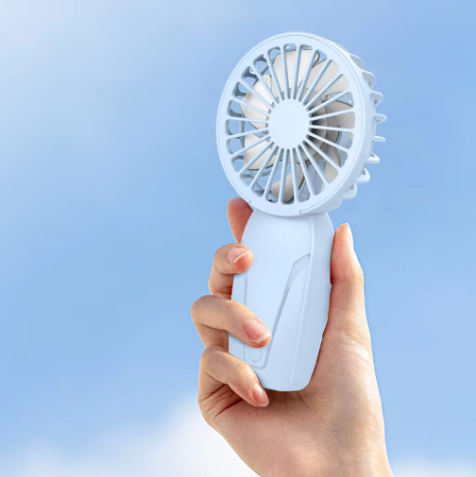 Sara Portable Mini Fan - USB Rechargeable, Lightweight & Cute for On-The-Go Cooling