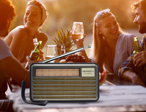 Sara víceúčelové solární rádio – AM/FM/SW přenosný Bluetooth reproduktor