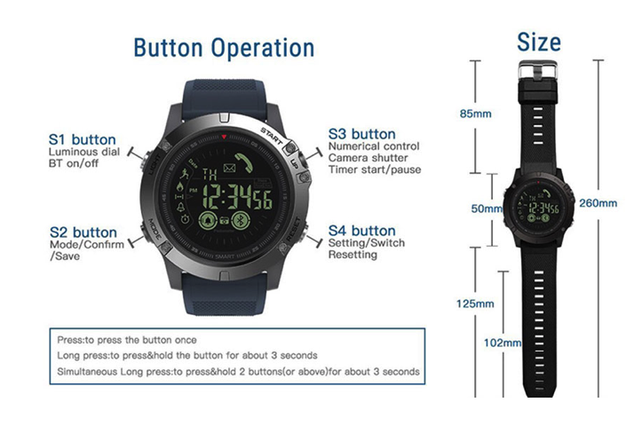 Orologio T Smart Militare Invincibile