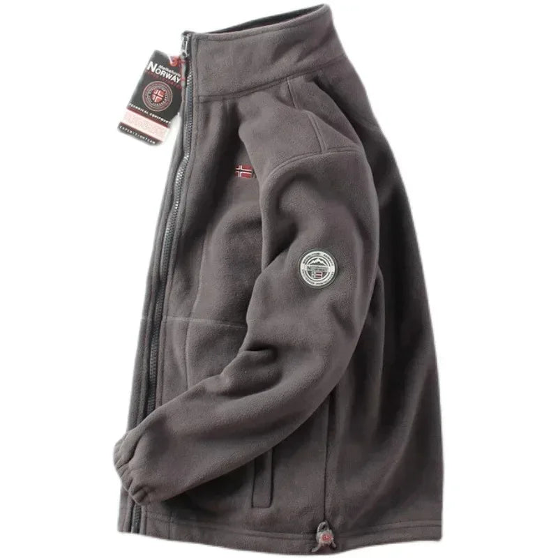 Casaco de Fleece à Prova de Vento Xander's Winter Shield - Para Homens em Climas Frios