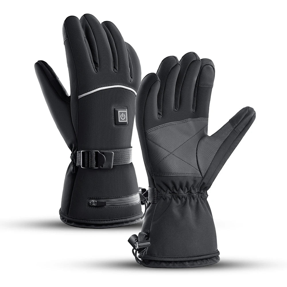 Heated Motorcycle Gloves – Winter Waterproof, Touch Screen, Rechargeable Thermal Gloves