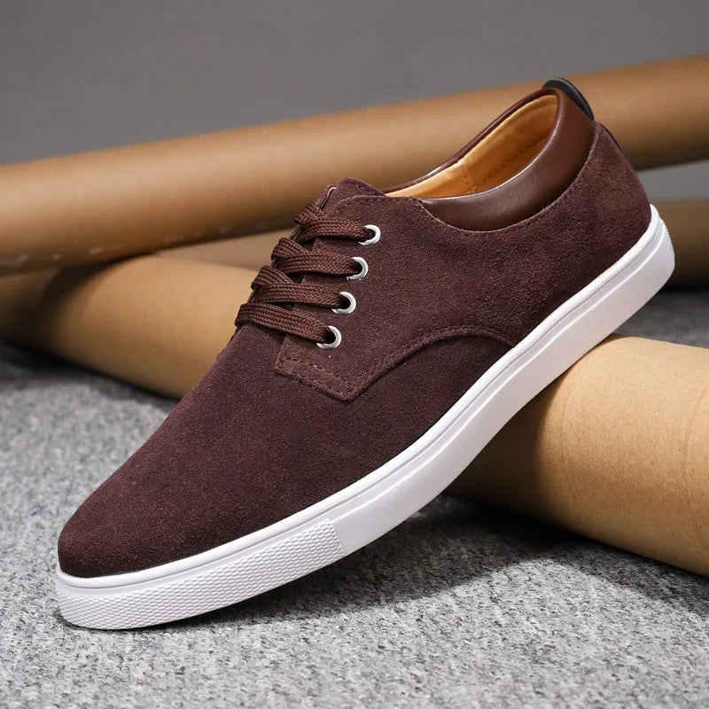 Genuine Suede Leather Sneaker