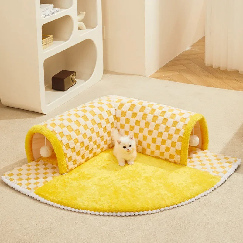 Tapis tunnel pour chat