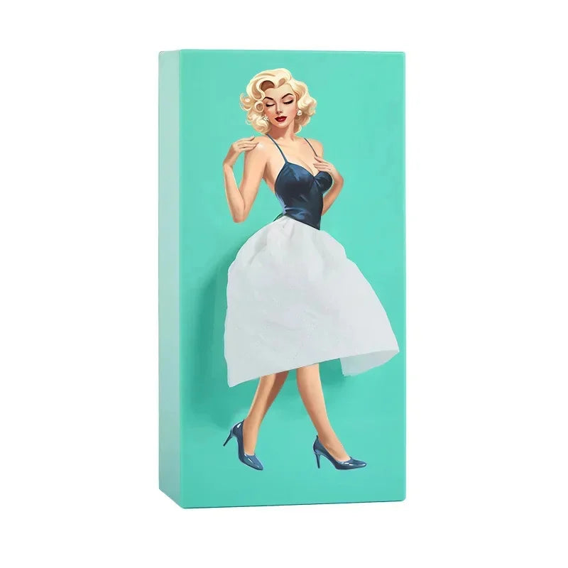 Pin-Up Chic Tissue Box Cover