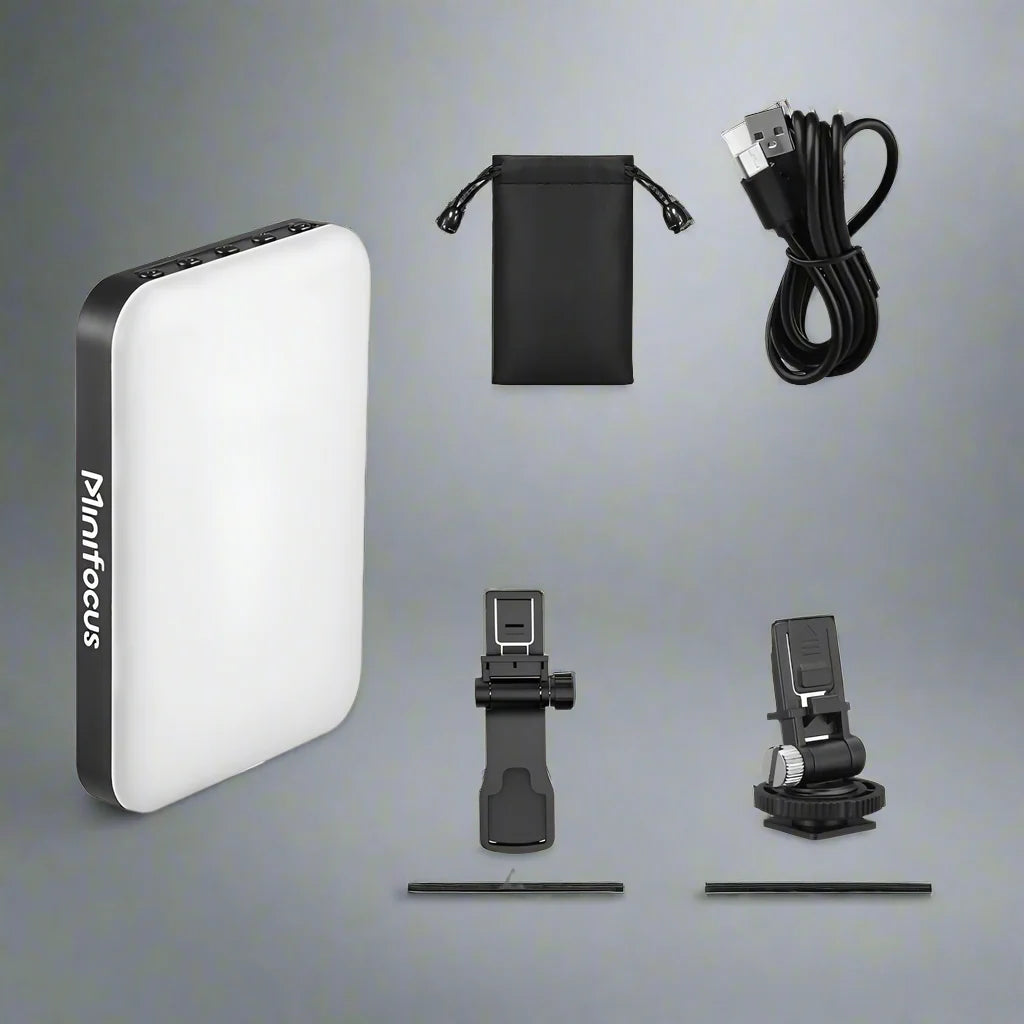 NovaGlow Selfie Light – Rechargeable 60-LED Clip-On with 7 Modes & 10 Brightness Levels