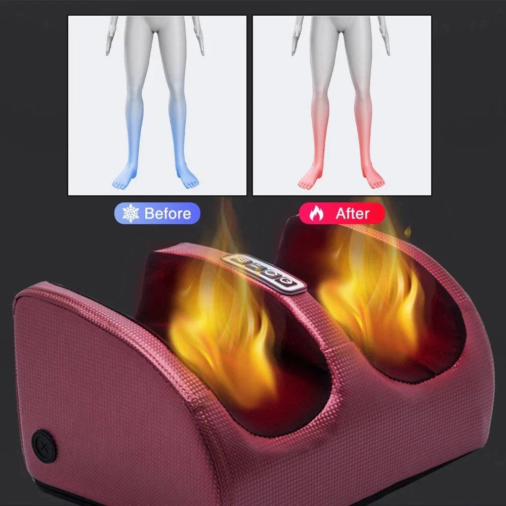 RelaxPro: Electric Shiatsu Foot Massager – Deep Tissue Heated Relief for Tired Muscles