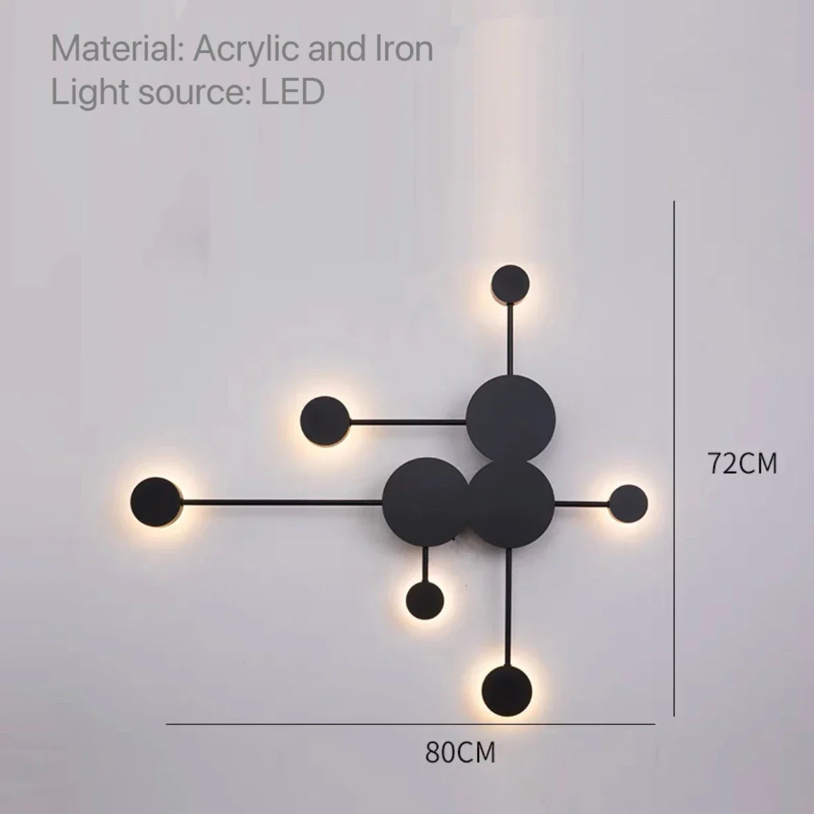 Lampada Scultura da Parete Orion Luxe