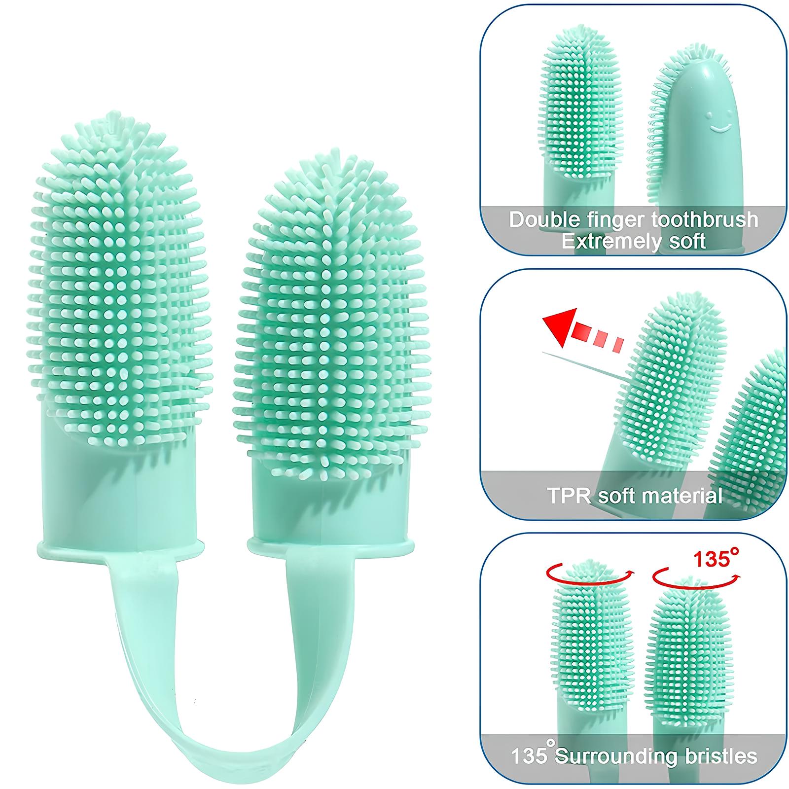 Brosse à dents en silicone pour chien