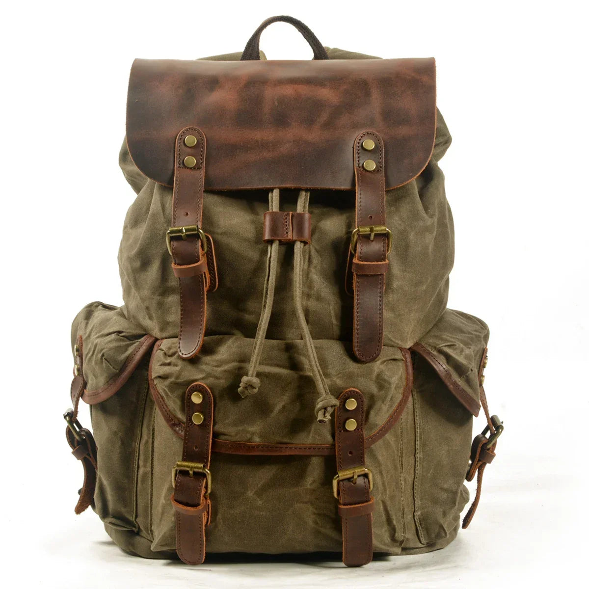 Trailblazer Canvas-Lederrucksack