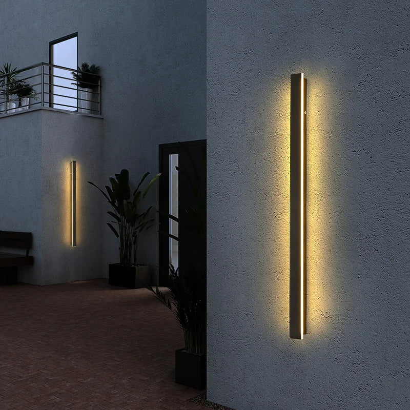 LED Outdoor Wall Light Modern Waterproof IP65 Villa Porch Garden Patio Wall Lamp, Rainproof for Garage and Exterior Use