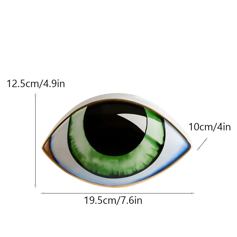 Sculpture d’ornement d’oeil en céramique