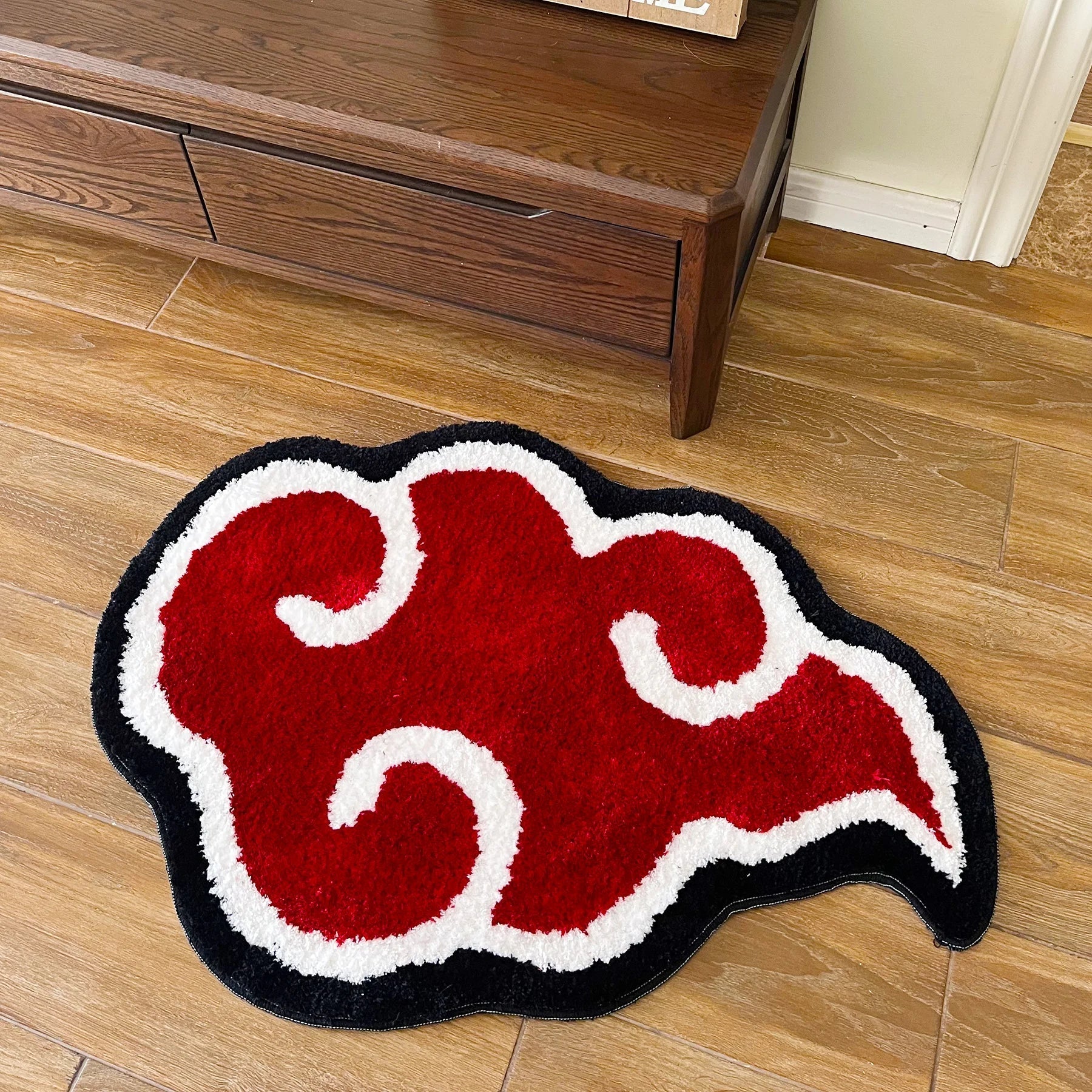 Anime Red Cloud Rug