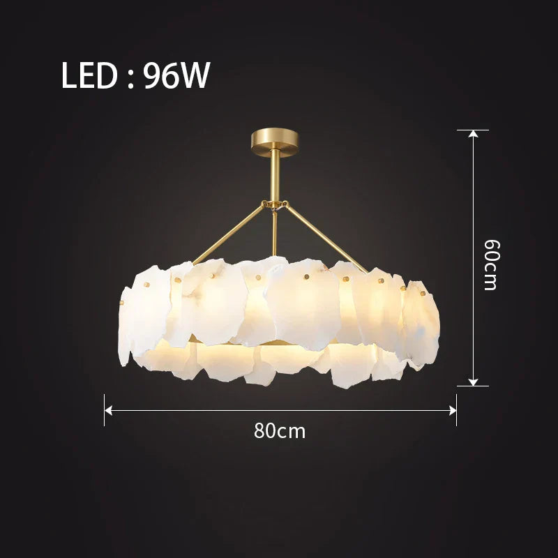 Lampadari in marmo Downfalls