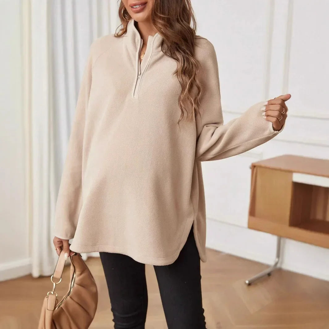 Polar Fleece Sweatshirt Maternity