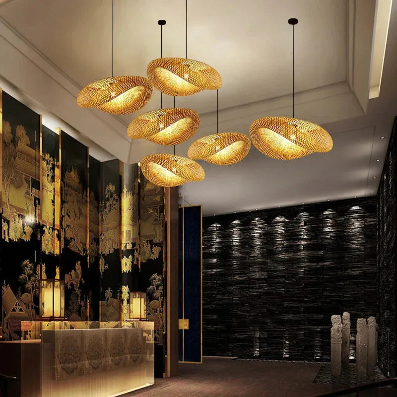 Ella Bamboo Chandelier Collection