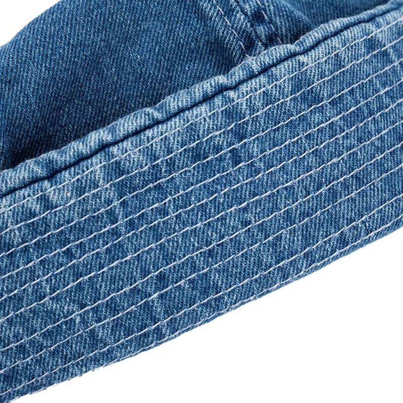 Boné Denim Roll-Up