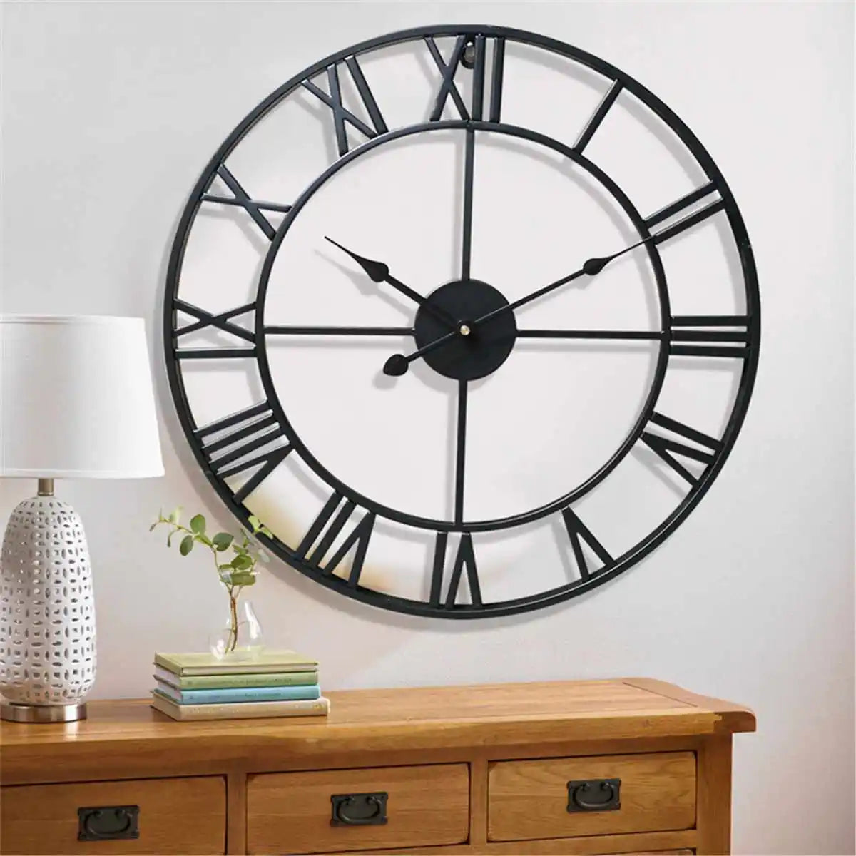 Roman Numeral Retro Wall Clock