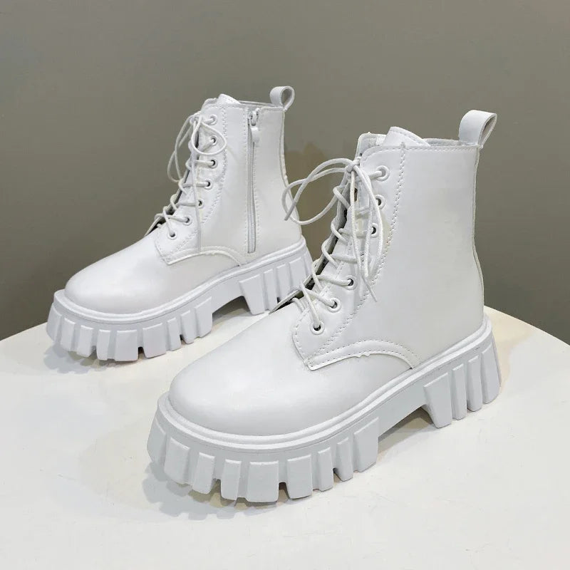 Hedda | Motorbike Platform Boots