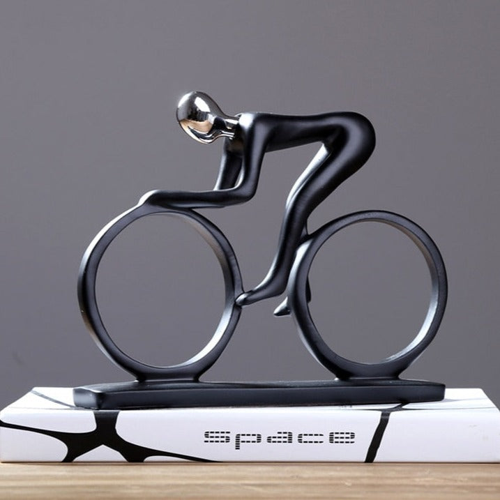 Vrimlo® Nordic Abstract Cyclist Sculpture