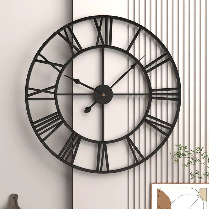 Roman Numeral Retro Wall Clock