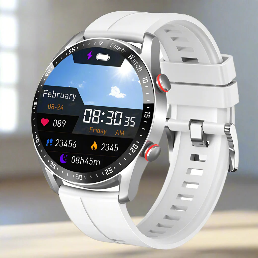 Apollo Pro Smartwatch – Bluetooth-samtal, EKG+PPG Health Tracker, Fitness & Sports Companion