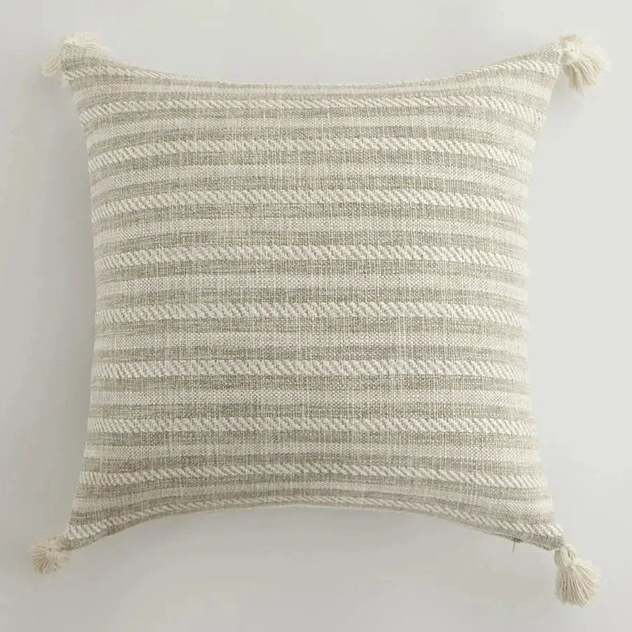 CreamCozy - Decorative Cushion Cover with Linen