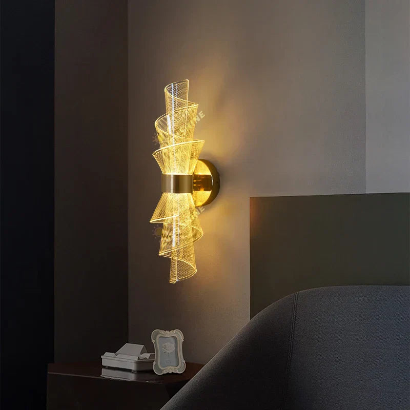 Nordic Spiral - Lampada da parete a LED dal design scandinavo