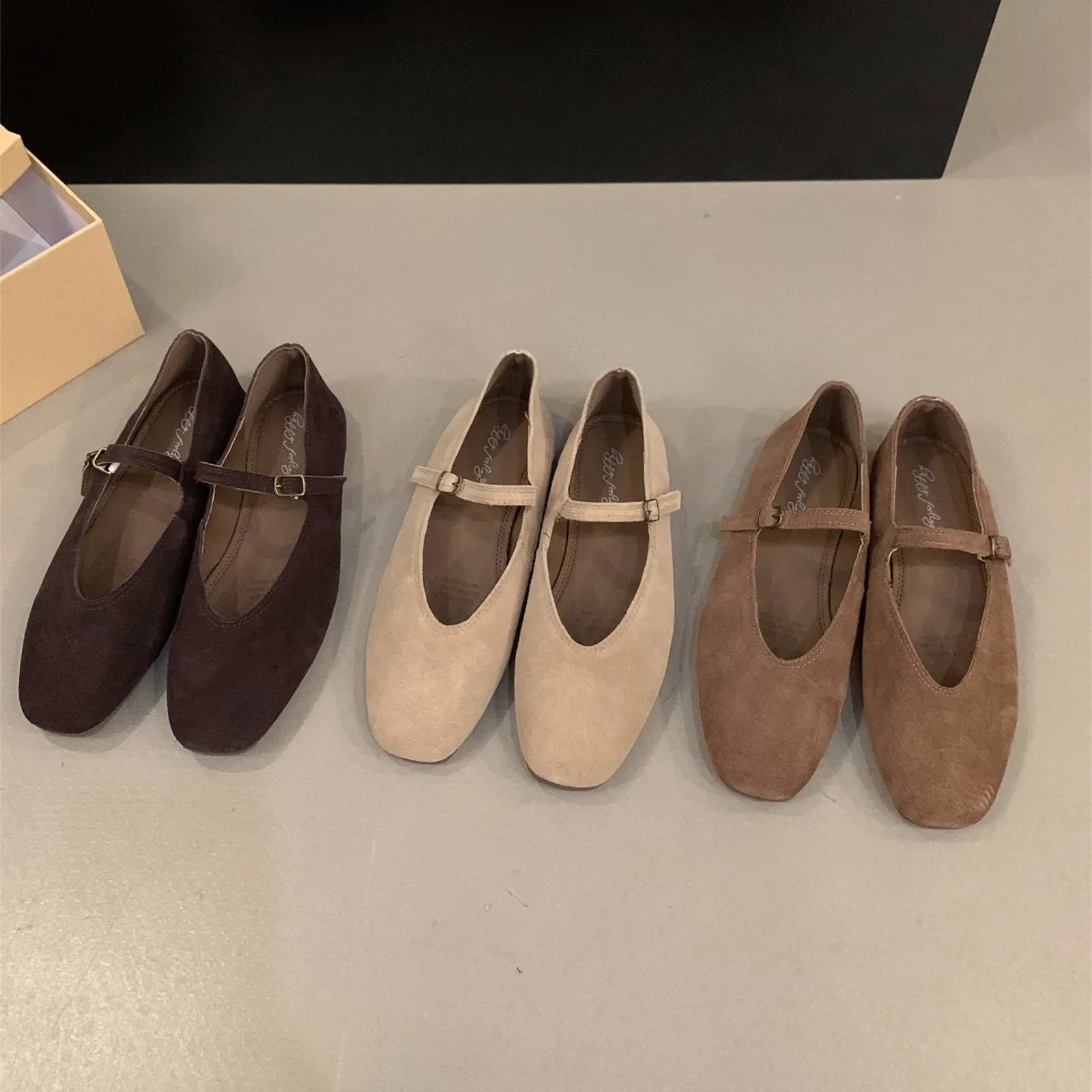 Leika Spring Women Flats – Slip-On-Ballettschuhe aus weichem Leder für den Freizeitbereich