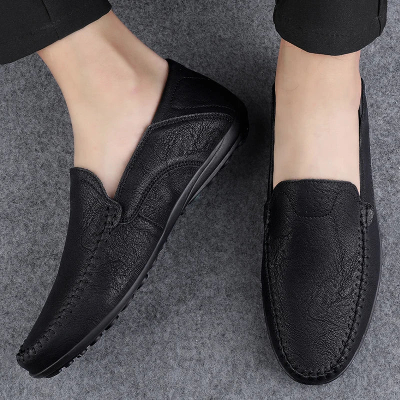 Pennybrook leren loafers