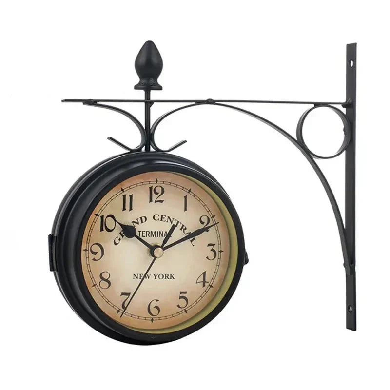 RetroTime – Vintage Double Sided Wall Clock