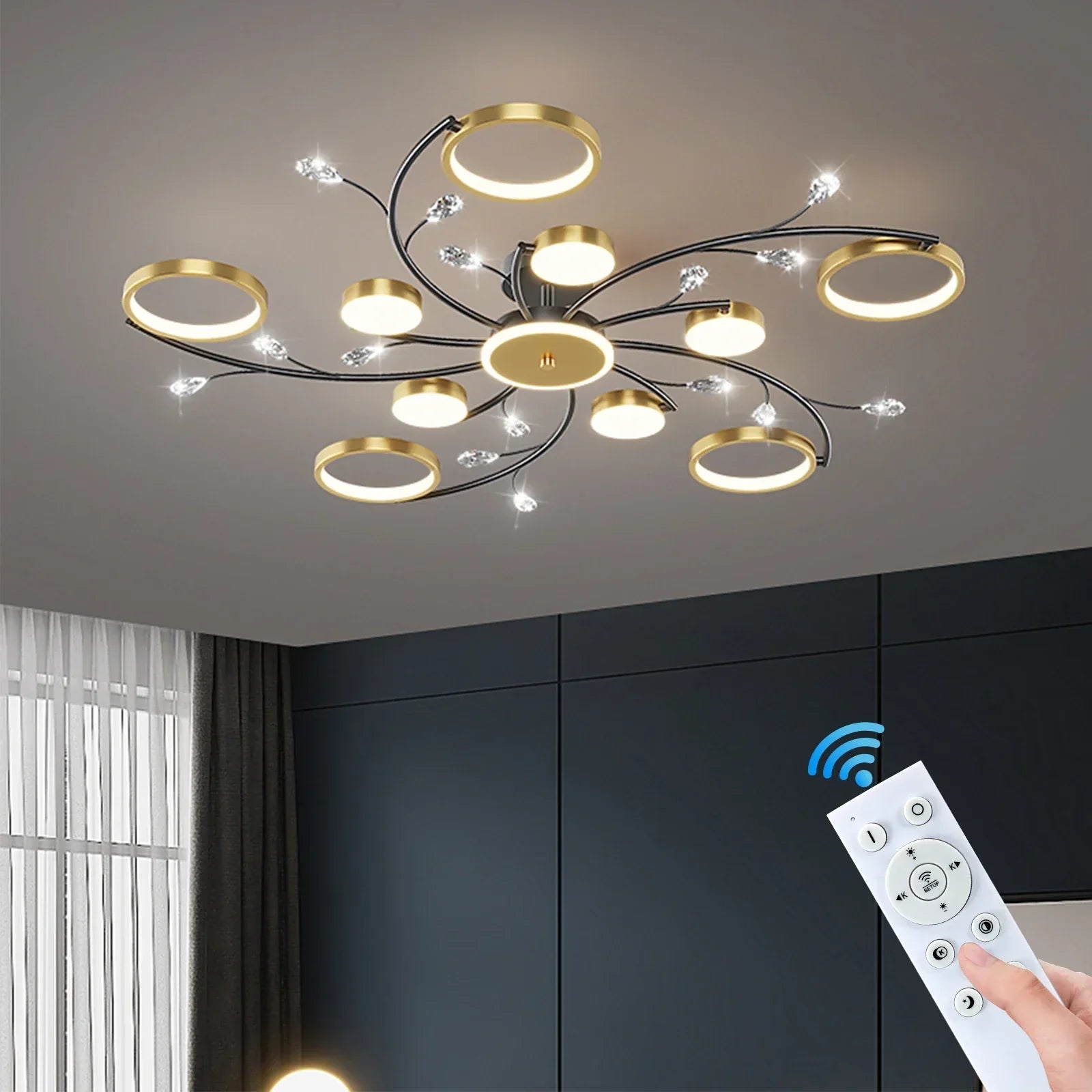 AmbianceLumi - Pendant Lamp with Dimmable Function