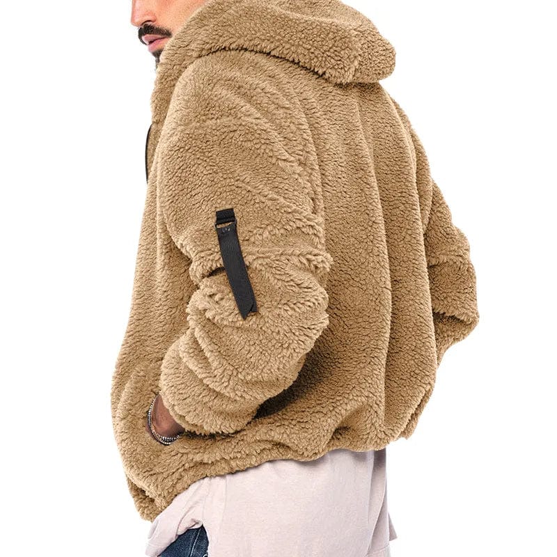 Niklas - Modern fleece sherpa jacket pullover for men