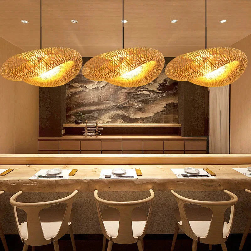 Collezione di Lampadari Ella Bamboo