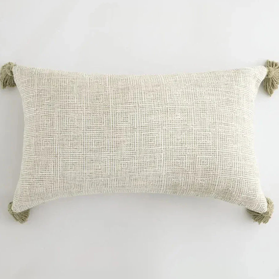 CreamCozy - Decorative Cushion Cover with Linen