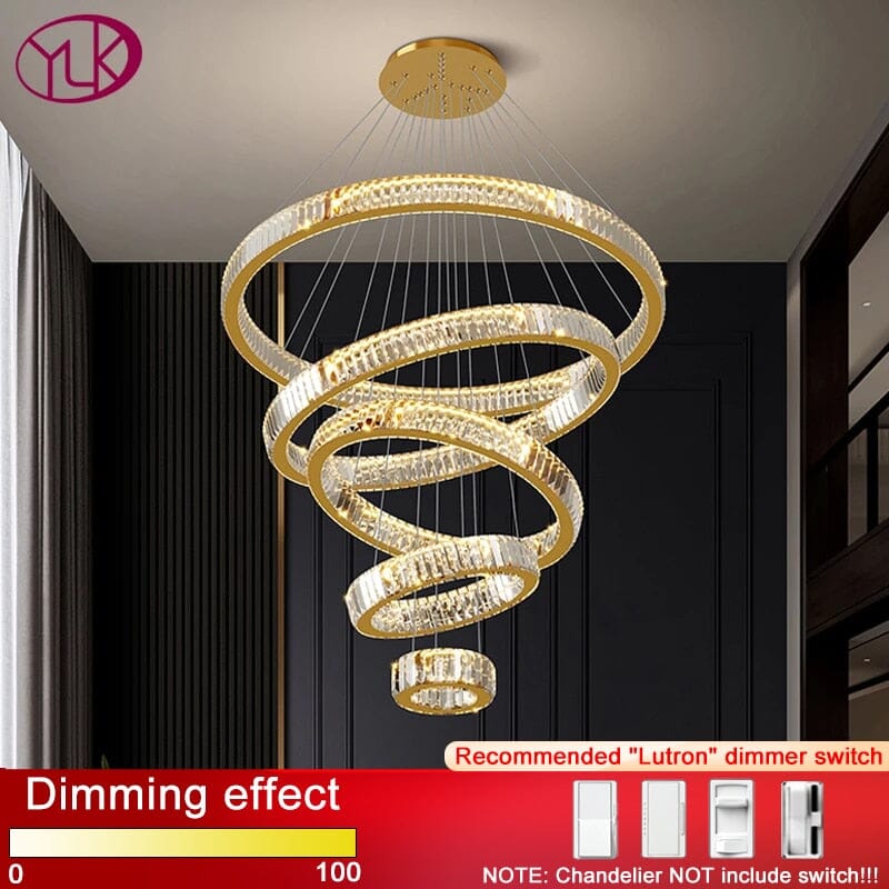 Royal Benedict Crystal Ring Chandelier