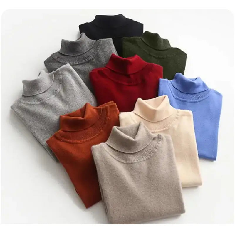 Suéter de Gola Alta Elliot Cashmere – Conforto Luxuoso para Homens | Outono & Inverno 2023