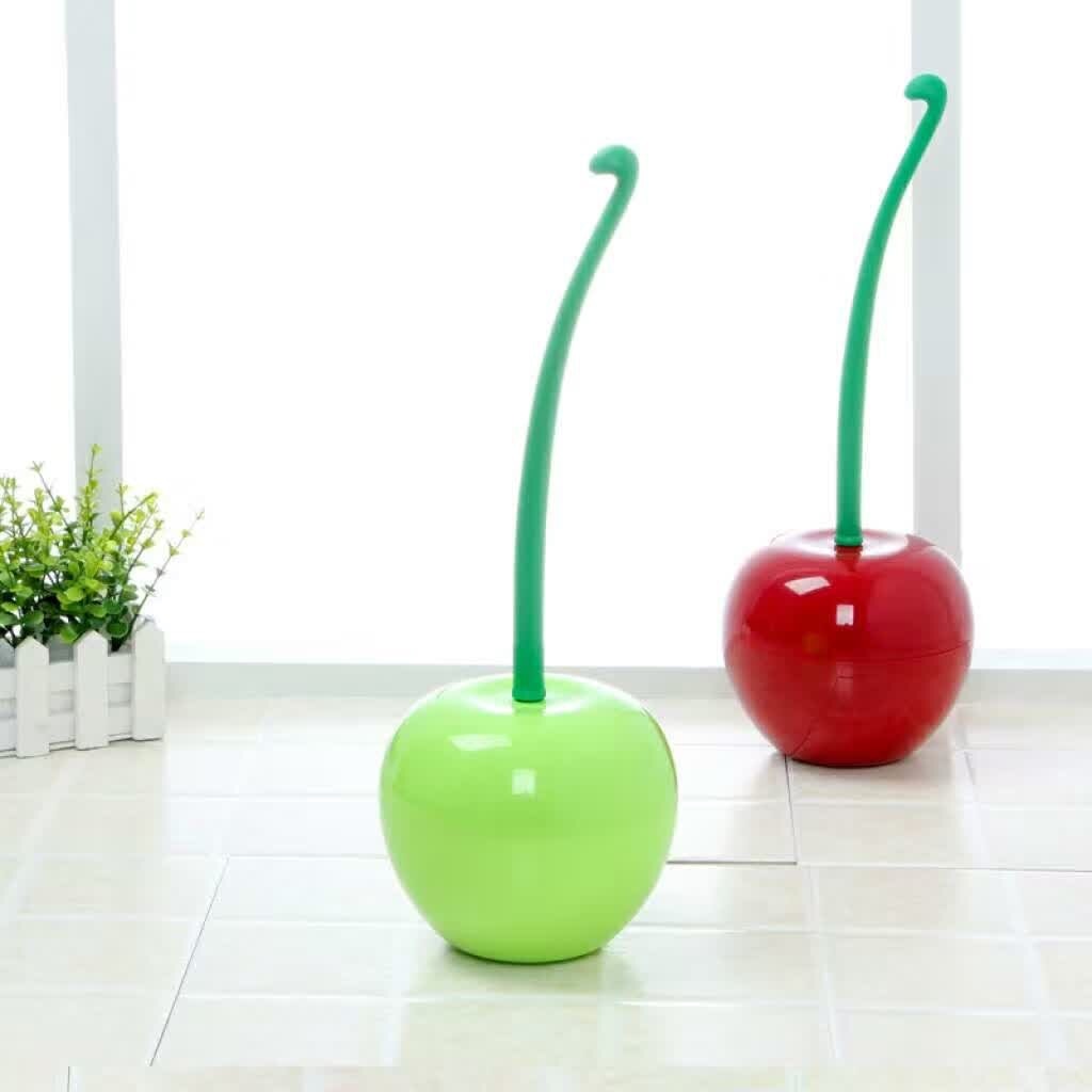 Vrimlo® Nordic Cherry Toilet Brush and Holder