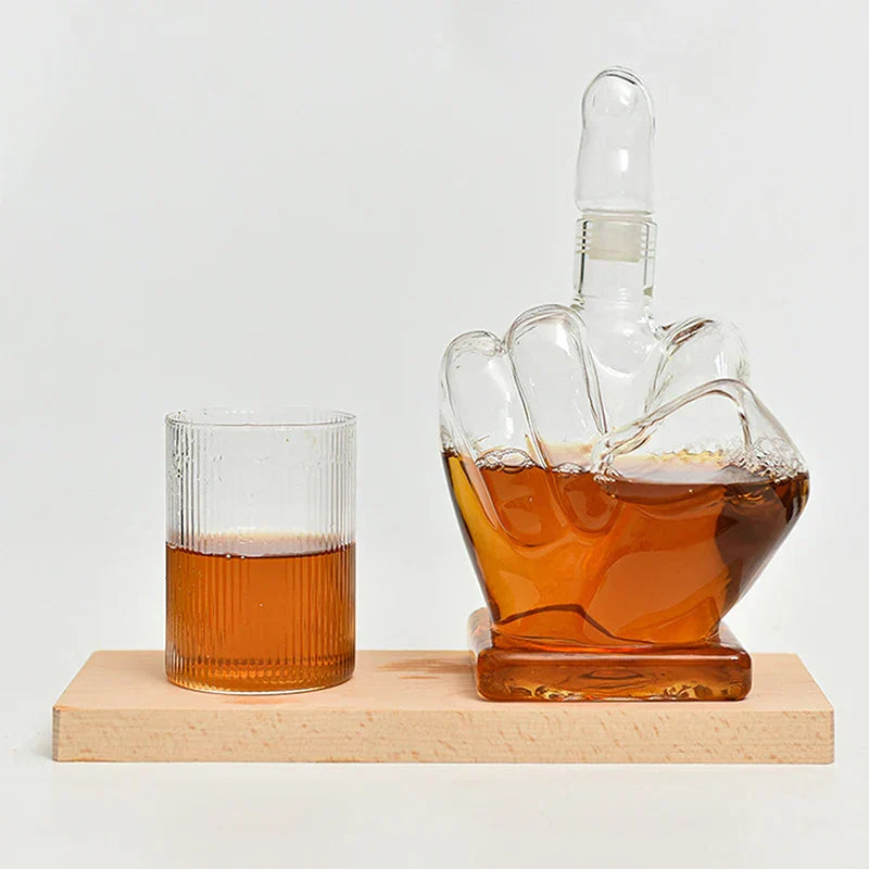 Vrimlo® Decanter With A Bad Attitude