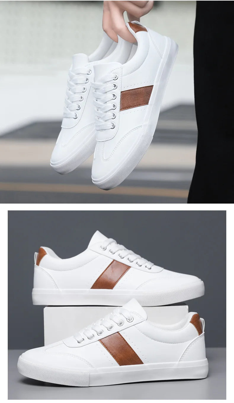 Street Style Läder Sneakers