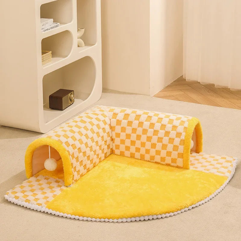 Tapis tunnel pour chat